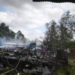 Kebakaran di Sanga Sanga Hanguskan 6 Rumah, 1 Korban Jiwa