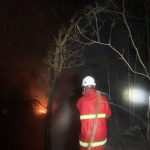 Damkarmatan Kukar Padamkan Kebakaran Hutan dan Lahan di Kelurahan Dondang