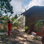 Kompor Menyala Saat Rumah Ditinggal, Dapur Warga di Marangkayu Dilalap Api