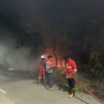 Kebakaran Lahan di Muara Jawa Berhasil Dipadamkan Sebelum Meluas