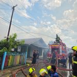 Kebakaran Pemukiman di Jalan Ruan Tenggarong, Empat Rumah Terbakar